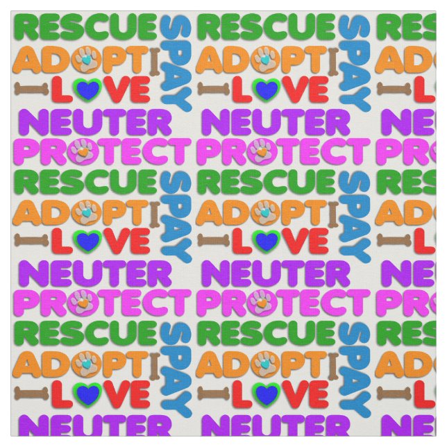 Veterinary Animal Rescue Fabric (Swatch)