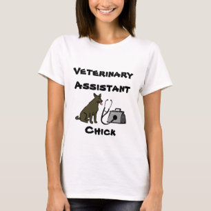 Veterinary Assistant Chick Woman's T-shirt