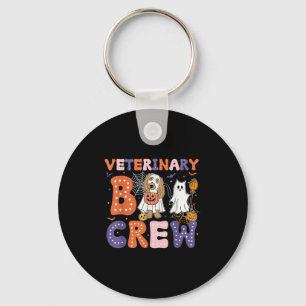 Veterinary Boo Crew Veterinarian Vet Tech Spooky H Key Ring