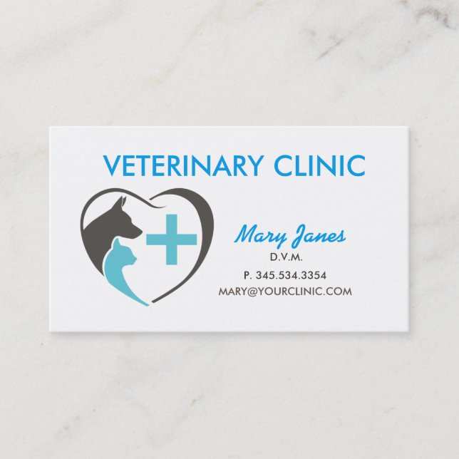 Veterinary Business Card (Front)