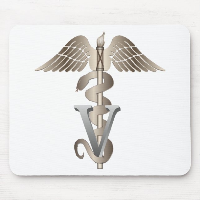 Veterinary Caduceus Mouse Pad (Front)