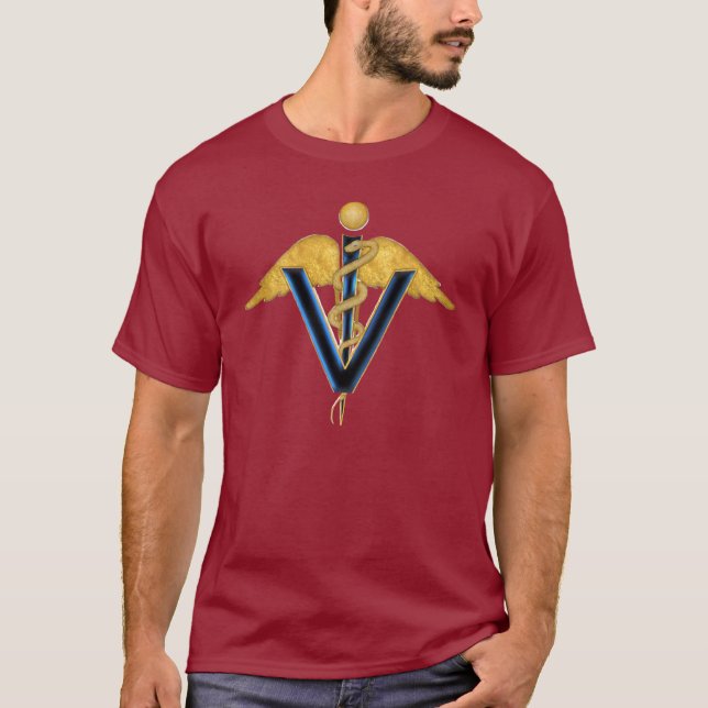Veterinary Caduceus T-Shirt (Front)