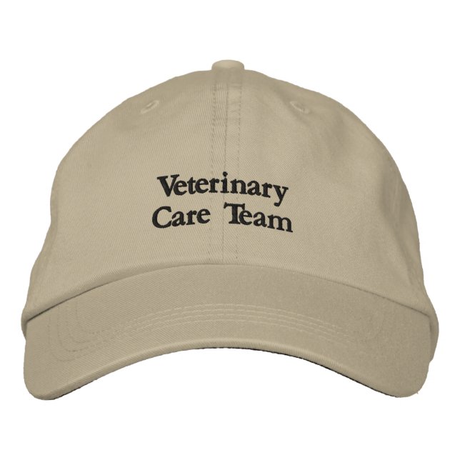 Veterinary Care Team Embroidered Hat (Front)