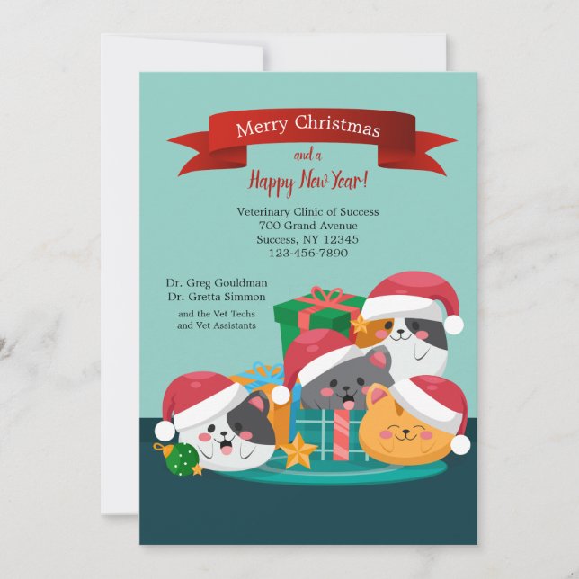 Veterinary Christmas Cards (Front)