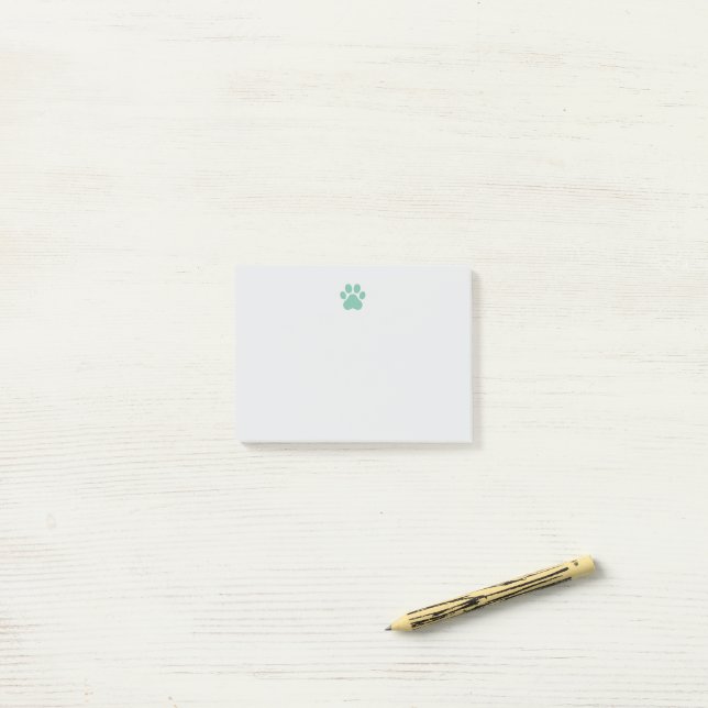 Veterinary Clinic Logo Post‑It® Notes (4" × 3") (On Desk)