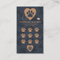 Veterinary Clinic Loyalty Card