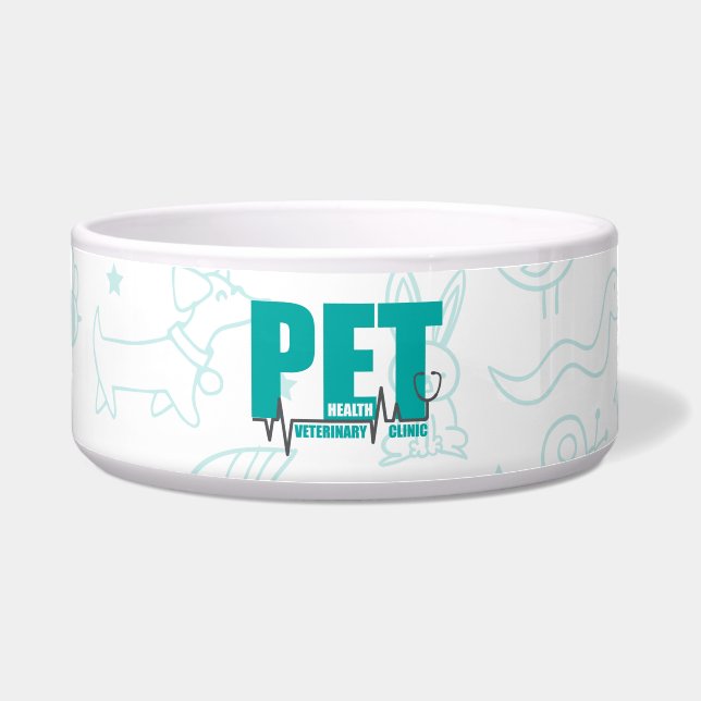 Veterinary Clinic Modern Blue Logo (Front)