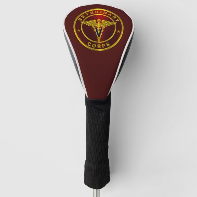 Veterinary Corps Golf Head Cover (Front)