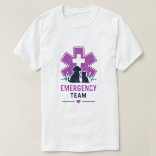 Veterinary Emergency Team Pet Hospital Critical T-Shirt