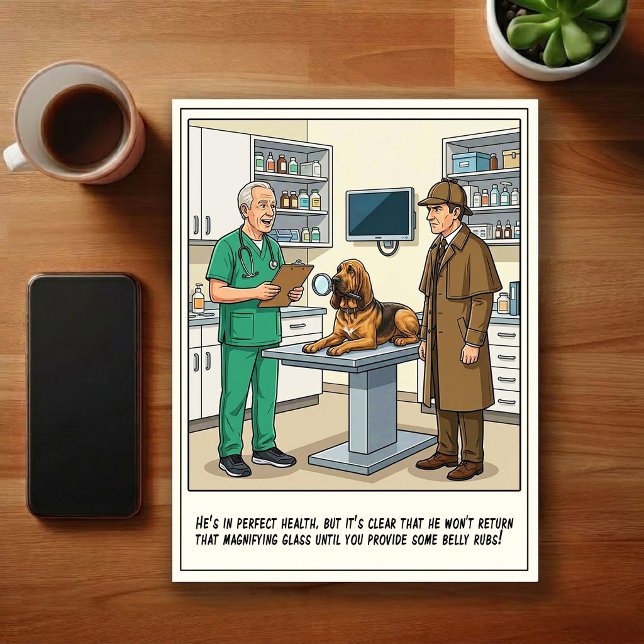 Veterinary ER Adventures Cartoon Postcard (Creator Uploaded)