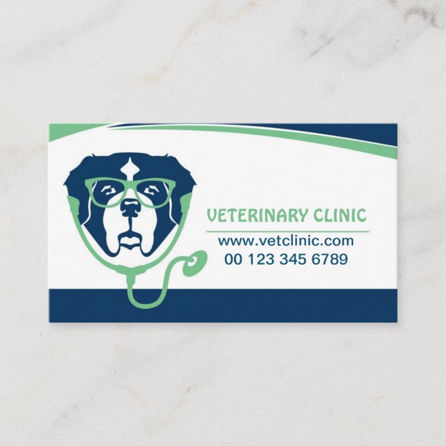 veterinary hospital business card (Front)