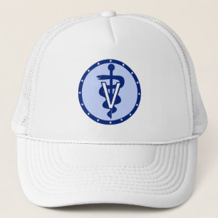 veterinary logo 2 trucker hat
