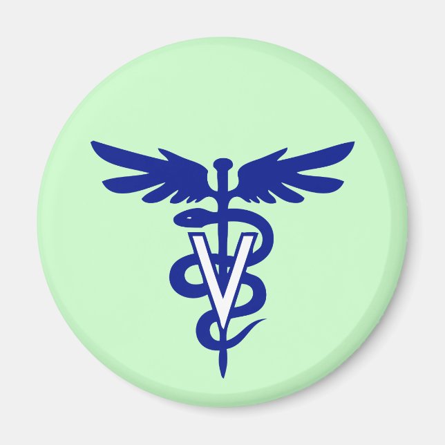veterinary logo 4 magnet (Front)