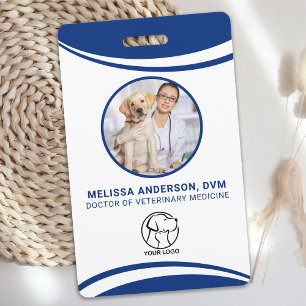 Veterinary Medical Business Photo ID Badge