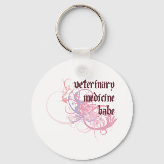 Veterinary Medicine Babe Key Ring