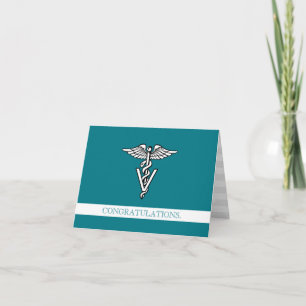 Veterinary Medicine Congratulations Custom Text Card
