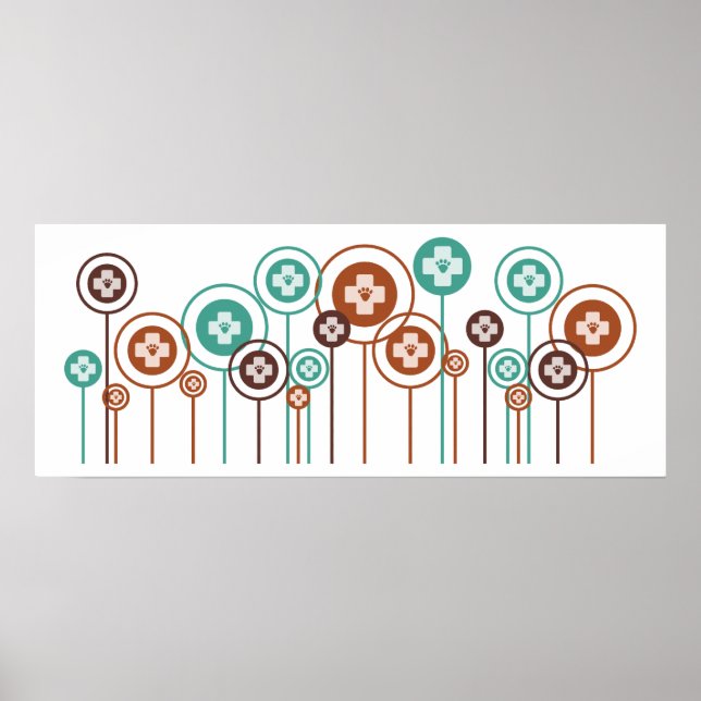 Veterinary Medicine Daisies Poster (Front)