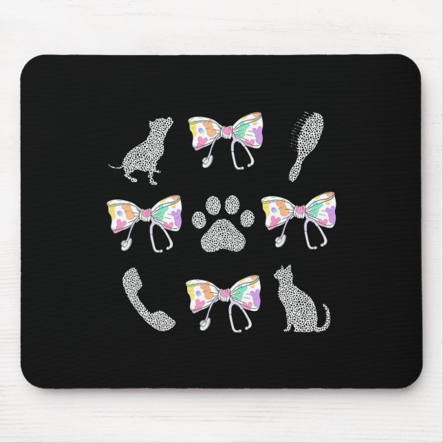 Veterinary Medicine Receptionist Easter Vet Med Co Mouse Pad (Front)
