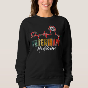 Veterinary Medicine Vet Tech Technologist Apprecia Sweatshirt