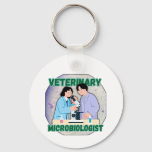 Veterinary Microbiologist – Lab Science Design Key Ring