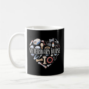 Veterinary Nurse Heart Vet Nurse Veterinarian Nurs Coffee Mug