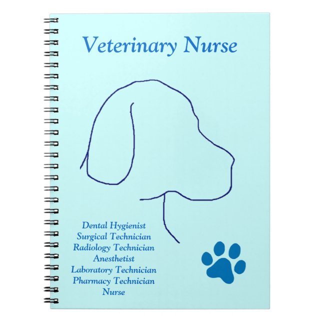 Veterinary Nurse -Multiple Jobs Spiral Notebook (Front)