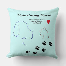 Veterinary Nurse - Paw Prints on My Heart