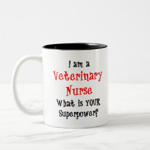 veterinary nurse Two-Tone coffee mug