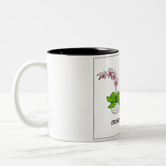 Veterinary Orchid Mug (Left)
