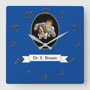 Veterinary Square Wall Clock