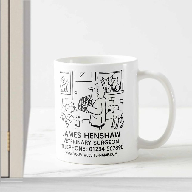 Veterinary Surgeon Business Promotional Coffee Mug (Creator Uploaded)