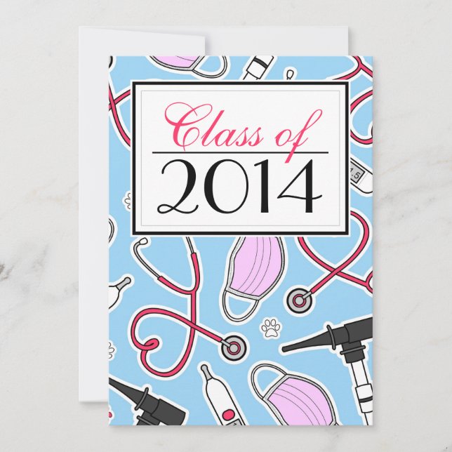 Veterinary Technician School Graduation Invite (Front)