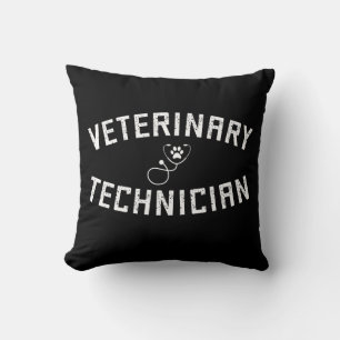 Veterinary Technician Vet Tech Paw Stethoscope Cushion