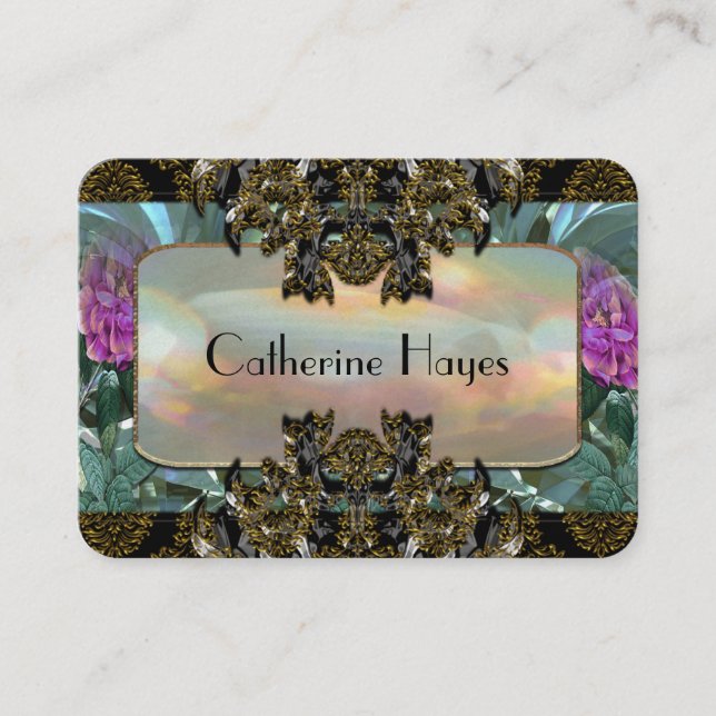 Vethmedow 2.5" Elegant Professional Business Card (Front)