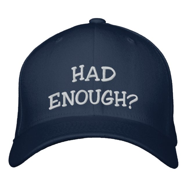 VETO "HAD ENOUGH?" Embroidered Hat (Front)