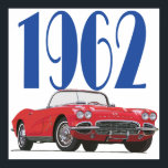 Vette62 Poster<br><div class="desc">The 1962 Chevrolet Corvette</div>