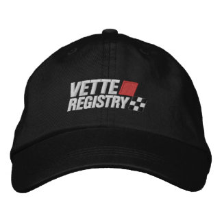 Vette Registry Logo Embroidered Dark Hat
