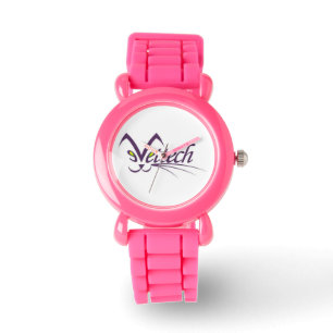 Vettech pink glitter watch