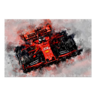 Vettel 2019 poster