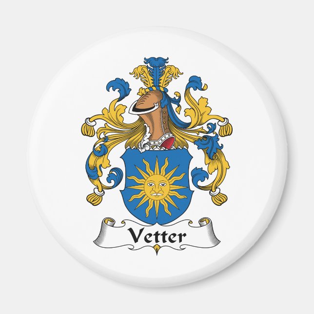 Vetter Family Crest Magnet (Front)