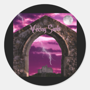 Vexing Souls archway Classic Round Sticker