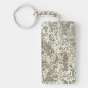 Vezelay, Cosne Key Ring