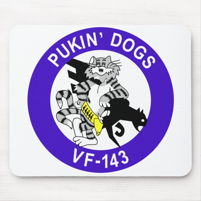 VF-143 Pukin' Dogs Mouse Pad (Front)