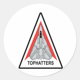 VF-14 Tophatters Classic Round Sticker