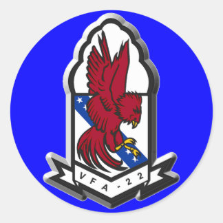vfa22 classic round sticker
