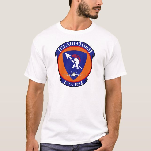 VFA - 106 Fighter Squadron - Gladiators T-Shirt (Front)