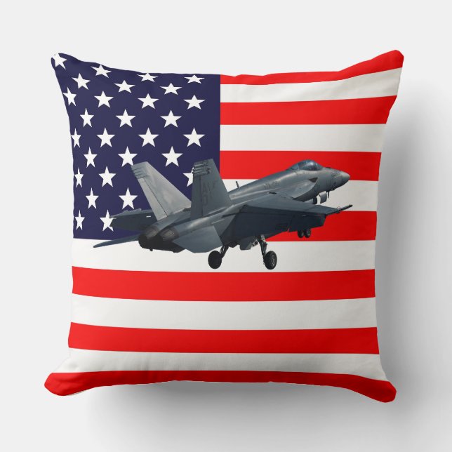 VFA-106 Gladiators F/A-18 Super Hornet US Navy Tri Cushion (Front)