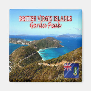 VG - British Virgin Islands - Gorda Peak Magnet