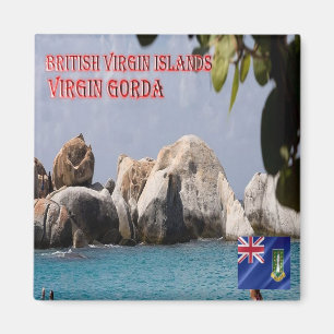 VG-British Virgin Islands-Virgin Gorda The Baths Magnet