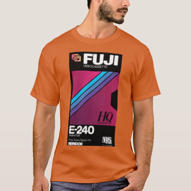 VHS Fuji E240HQ T-Shirt (Front)